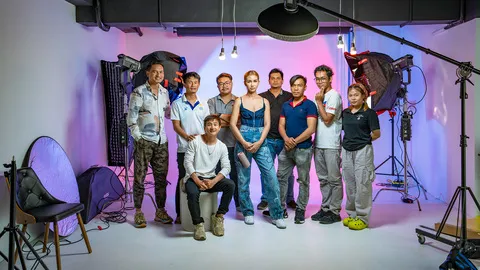 Fashion photoshoot